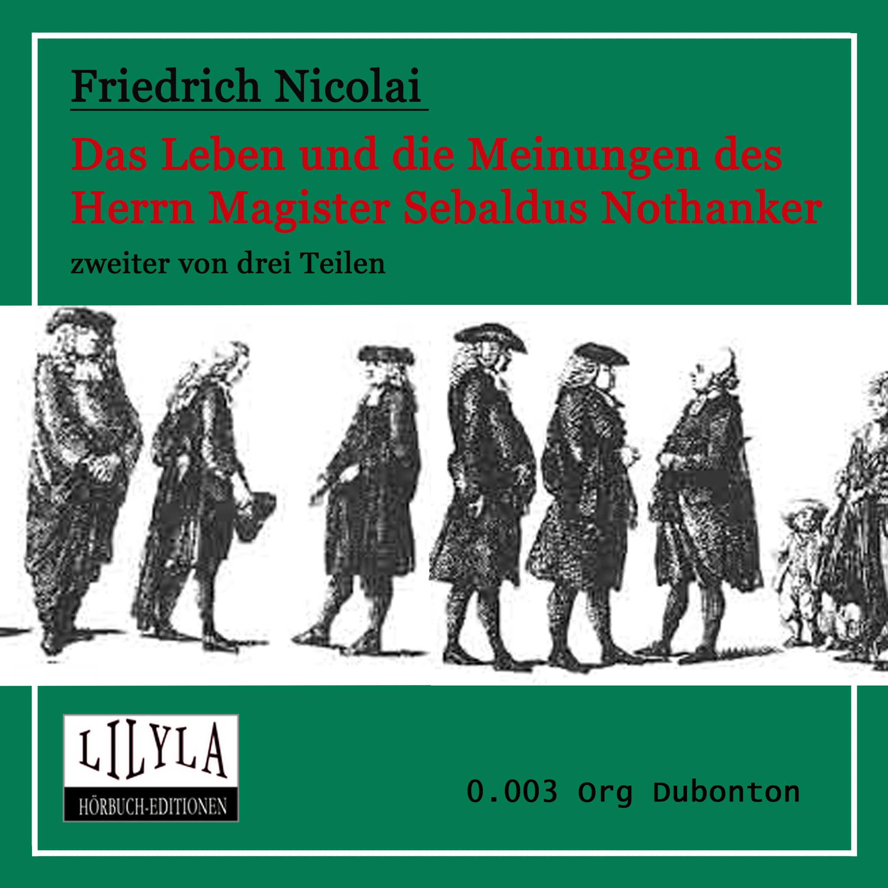 Artikelbild von Das Leben und die Meinungen des Herrn Magister Sebaldus Nothanker Band 2