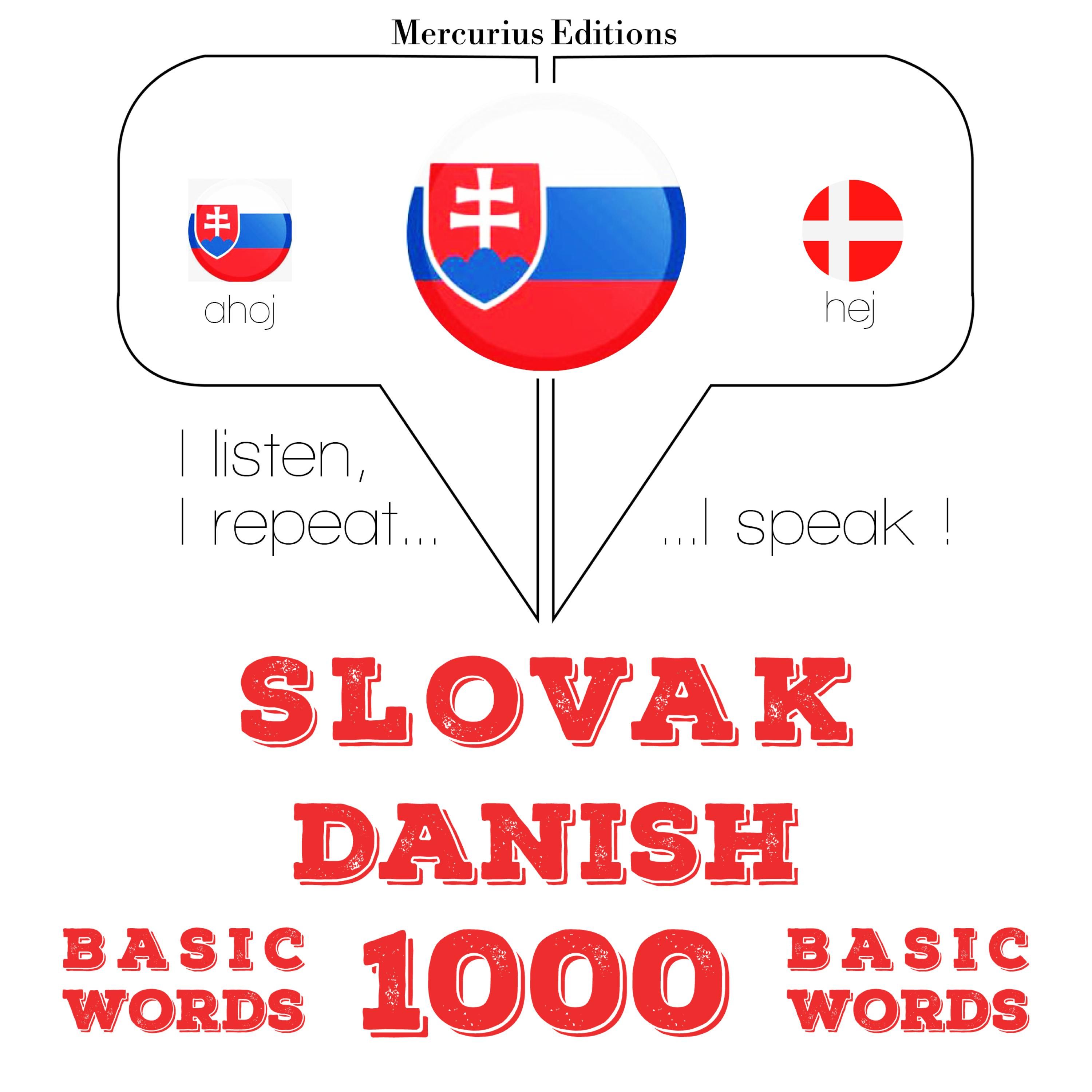Artikelbild von Slovensk&yacute; - d&aacute;nske: 1000 z&aacute;kladn&yacute;ch slov