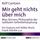 Artikelbild von Mir geht nichts &uuml;ber mich