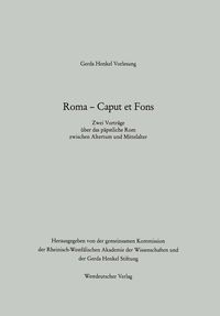 Produktbild: Roma &mdash; Caput et Fons