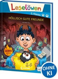 Produktbild: Lesel&ouml;wen 2. Klasse - H&ouml;llisch gute Freunde (Gro&szlig;buchstabenausgabe)