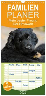 Produktbild: Familienplaner 2026 - Mein bester Freund - Der Hovawart mit 5 Spalten (Wandkalender, 21 x 45 cm) CALVENDO