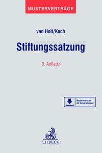 Produktbild: Stiftungssatzung