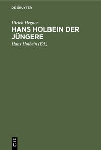 Produktbild: Hans Holbein der J&uuml;ngere