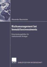Produktbild: Risikomanagement bei Immobilieninvestments