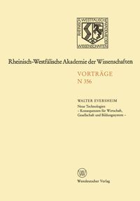 Bild vom Artikel Natur-, Ingenieur- und Wirtschaftswissenschaften vom Autor Walter Eversheim