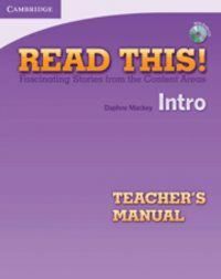 Produktbild: Read This! Intro Teacher's Manual with Audio CD