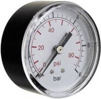 Produktbild: T.I.P. - Technische Industrie Produkte Manometer 31003 Anschluss (Manometer): R&uuml;ckseite 1 St.