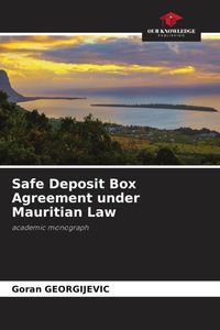 Produktbild: Safe Deposit Box Agreement under Mauritian Law