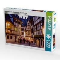 Produktbild: CALVENDO Puzzle Weinstuben in den Gassen von La Petite France | 1000 Teile Lege-Gr&ouml;&szlig;e 64x48cm Foto-Puzzle f&uuml;r gl&uuml;ckliche Stunden