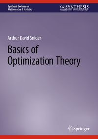 Produktbild: Basics of Optimization Theory