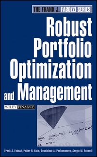 Produktbild: Robust Portfolio Optimization and Management