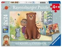 Produktbild: Kinderpuzzle 2x24 Teile - Mein Knopf, ein Universum