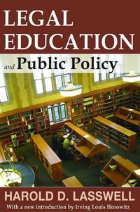 Produktbild: Lasswell, H: Legal Education and Public Policy