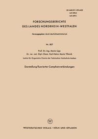 Produktbild: Darstellung fluorierter Camphanverbindungen