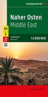 Produktbild: Freytag & berndt Stra&szlig;enkarte Naher Osten 1:2 Mio.
