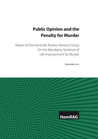 Produktbild: Public Opinion and the Penalty for Murder