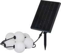 Produktbild: Sygonix SY-6662320 Solar-Lichterkette 2.4W Wei&szlig;, Schwarz