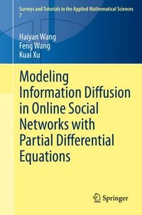 Produktbild: Modeling Information Diffusion in Online Social Networks with Partial Differential Equations