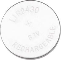Produktbild: Akyga AKY1889 Knopfzellen-Akku LIR2430 Li-Ion 95 mAh 3.7V 1St.