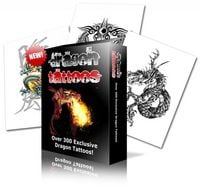 Produktbild: Drachen Tattoos - Dragon Tattoos.