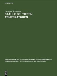 Produktbild: St&auml;hle bei tiefen Temperaturen