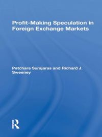 Produktbild: Profitmaking Speculation in Foreign Exchange Markets