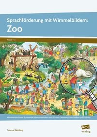 Produktbild: Sprachf&ouml;rderung mit Wimmelbildern: Zoo