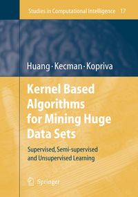 Produktbild: Kernel Based Algorithms for Mining Huge Data Sets