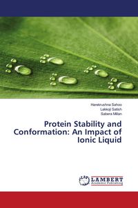 Produktbild: Protein Stability and Conformation: An Impact of Ionic Liquid