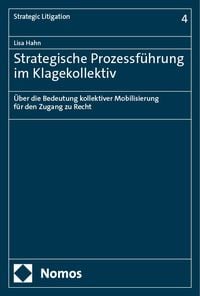 Produktbild: Strategische Prozessf&uuml;hrung im Klagekollektiv