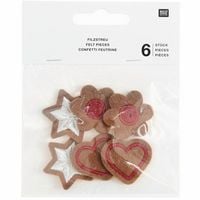 Produktbild Filzstreu Gebäck, 6 Stk.