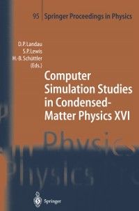 Produktbild: Computer Simulation Studies in Condensed-Matter Physics XVI