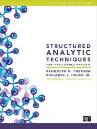 Produktbild: Structured Analytic Techniques for Intelligence Analysis