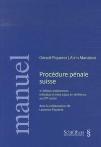 Produktbild: Procédure pénale suisse