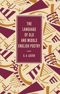 Produktbild: The Language of Old and Middle English Poetry