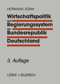 Produktbild: Wirtschaftspolitik und Regierungssystem der Bundesrepublik Deutschland