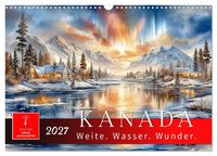 Produktbild: Kanada - Weite, Wasser, Wunder (Wandkalender 2027 DIN A3 quer), CALVENDO Monatskalender