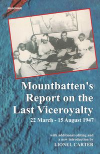 Produktbild: Carter, L: Mountbatten's Report on the Last Viceroyalty