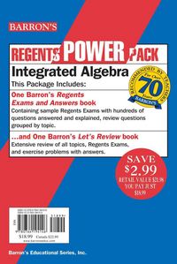 Produktbild: Regents Power Pack Integrated Algebra [With Paperback Book]