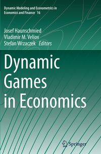 Produktbild: Dynamic Games in Economics
