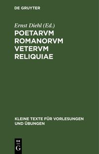 Produktbild: Poetarvm Romanorvm vetervm reliquiae