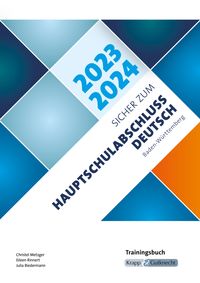 Bild vom Artikel Sicher zum Hauptschulabschluss Deutsch Baden-Württemberg 2023 und 2024 vom Autor Christel Metzger