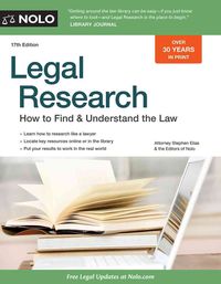 Produktbild: Legal Research 17/e