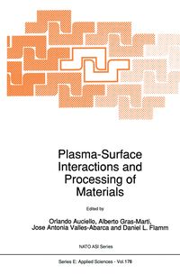 Produktbild: Plasma-Surface Interactions and Processing of Materials