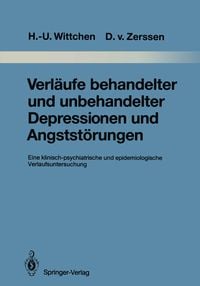 Produktbild: Verl&auml;ufe behandelter und unbehandelter Depressionen und Angstst&ouml;rungen