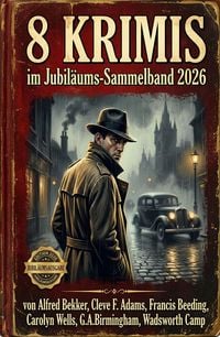 Produktbild: 8 Krimis im Jubil&auml;ums-Sammelband 2026