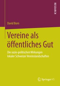 Produktbild: Vereine als &ouml;ffentliches Gut
