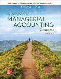 Produktbild: Edmonds, C: Fundamental Managerial Accounting Concepts ISE