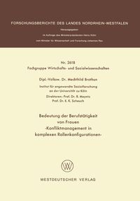Produktbild: Bedeutung der Berufst&auml;tigkeit von Frauen